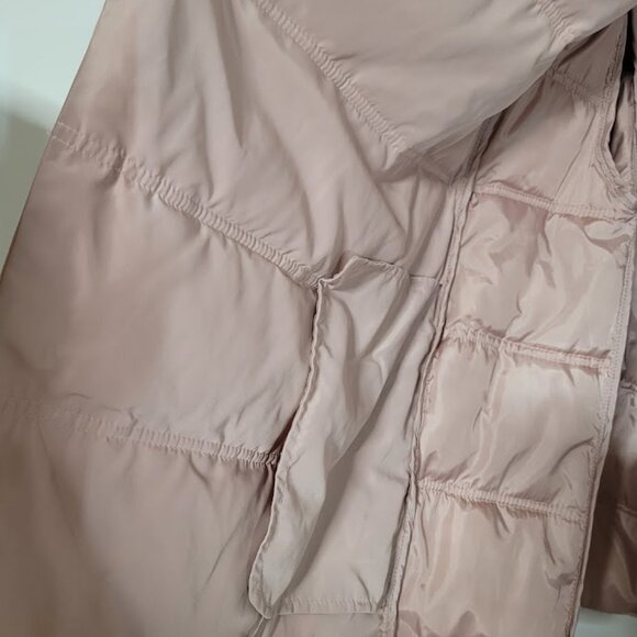 LARK & RO Women's Puffer Belted Wrap Jacket SZ L - Picture 5 of 10